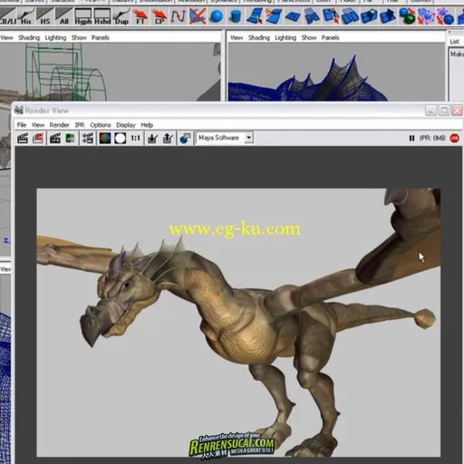 《Maya幻想巨龙建模教程》Simply Maya The Complete Dragon Project的图片3