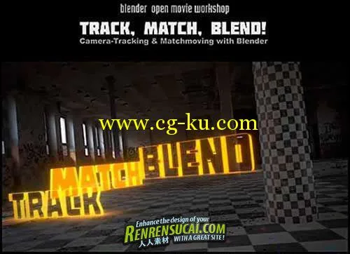 《Blender摄像机跟踪教程》VFX Basics Camera Tracking and Matchmoving in Blender的图片1