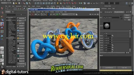 《Maya 2012中线性工作流程渲染策略教程》Digital-Tutors Linear Workflow Rendering Strategies in M的图片3