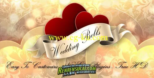 《梦幻婚礼 AE模板》Videohive wedding bells a dream wedding pack 1401533 After Effects Pr的图片1