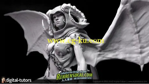 《3DS MAX与Zbrush制作石像鬼教程》Digital-Tutors Creative Development Creating a Gargoyle i的图片2