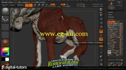 《ZBrush中绘画与渲染教程》Digital-Tutors Professional Series Painting and Rendering in ZBr的图片2