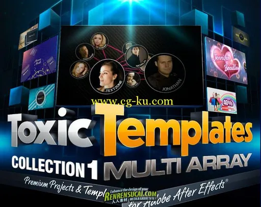 《DJ超强Toxic系列AE模板合辑Vol.1》Digital Juice Toxic Templates Collection 1 ...的图片1