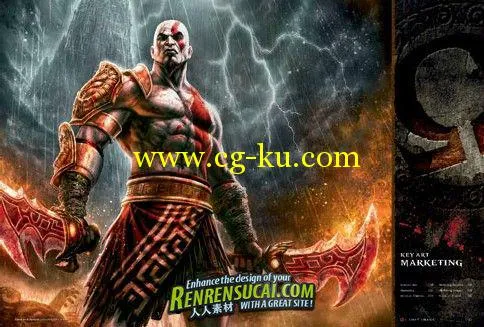 《Zbrush战神3游戏建模教程》Ballistic GOW III God of war 3 Zbrush modeling的图片4