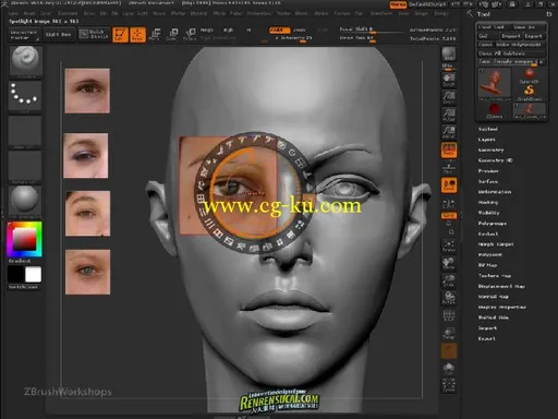 《最新Zbrush全面入门教程》ZbrushWorkshops Comprehensive Introduction to ZBrush的图片3