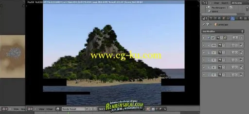 《Blender热带岛屿环境制作教程》CGCookie Creating an Island Environment in Ble...的图片2