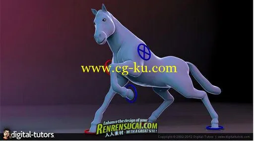 《3dsMax四足动物骨骼绑定教程》Digital-Tutors Rigging Quadrupeds in 3ds Max的图片1