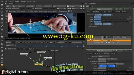 《NUKE中Rotoscoping技术教程》Digital-Tutors Rotoscoping Techniques in NUKE的图片2