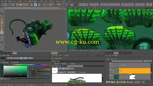 《BodyPaint UV布局和纹理绘画教程》cmiVFX BodyPaint UV Layout And Texture Painting的图片3