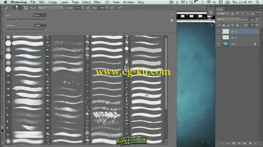 《Photoshop CS6之笔刷与绘画教程》KelbyTraining Photoshop CS6 Brushes and Painting的图片1