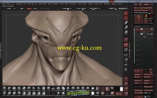 《Zbrush与3dsmax制作游戏电影猎人角色教程》ZbrushWorkshop The Making of The Hunter的图片1