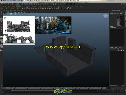 《 Maya大型游戏环境建模教程》Gnomon Environment Modeling for Games with Nate Stephens的图片6