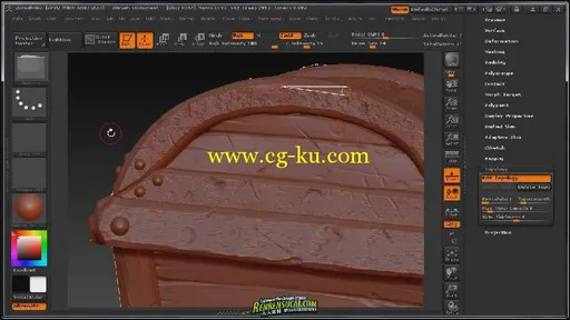 《Zbrush宝箱制作教程》3Dmotive Workflow series The Treasure Chest的图片2