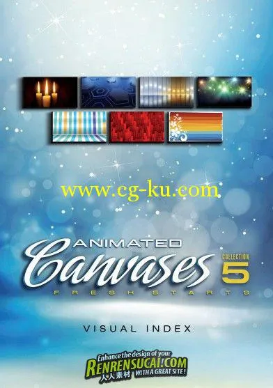 《DJ最强动态背景视频素材合辑Vol.5》Animated Canvases Collection 05 Fresh Starts的图片3