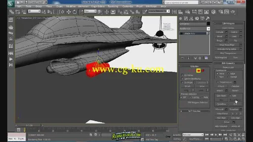 《3dsmax制作F16战机建模教程》Cg tuts+ Modeling The F-16 Fighter Jet的图片3