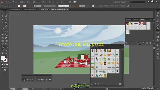 《Illustrator CS6基础教程》Video2Brain Foundations of CS6 Illustrator Spanish的图片3