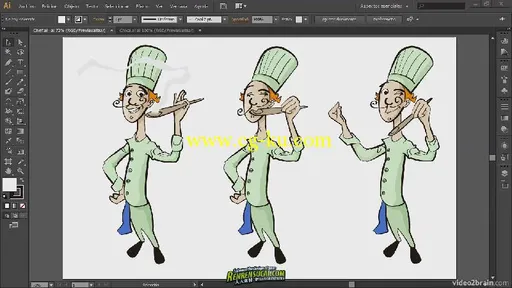 《Illustrator CS6工具栏技术教程》Video2Brain Illustrator tools CS6 Spanish的图片1