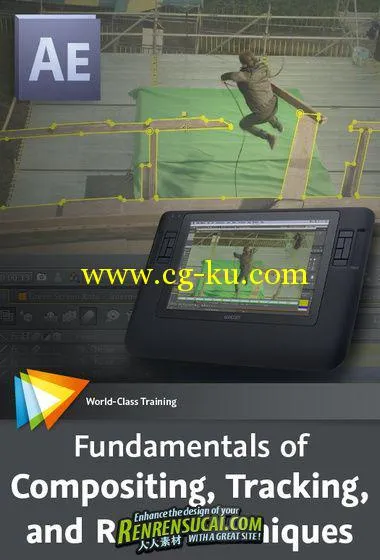 《AE绿屏抠像与跟踪技术教程》Fundamentals of Compositing, Tracking After Effects的图片1