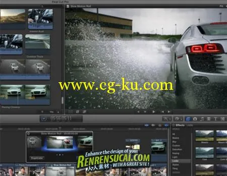 《Final Cut Pro X苹果专业视频系列培训教程》Final Cut Pro X Apple Pro Video Series Ripple Train的图片1