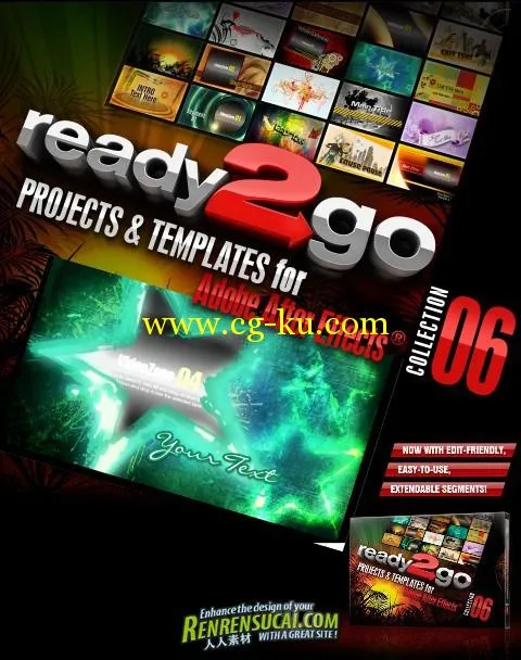 《DJ最强AE模板合辑Vol.6》Ready2Go Collection 6 for AE Digital Juice的图片1