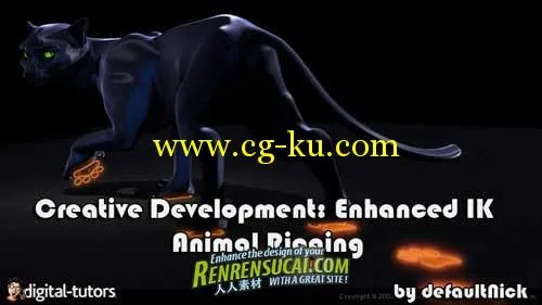 《Maya大猫角色动画训练教程》Digital-Tutors Creative Development Enhanced IK Animal Rigging w的图片1