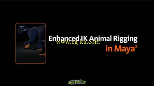 《Maya大猫角色动画训练教程》Digital-Tutors Creative Development Enhanced IK Animal Rigging w的图片3