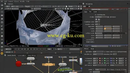 《Nuke背景融和合成教程》Digital Tutors 3D Pan and Tile Sky Replacement in NUKE的图片2