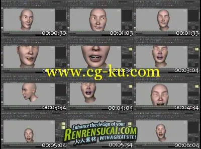 《Maya面部表情动画技术训练教程》Digital-Tutors Facial Animation in Maya的图片3