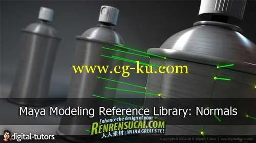 《Maya建模详细菜单高级教程》Digital-Tutors Maya Modeling Reference Library Normals的图片1