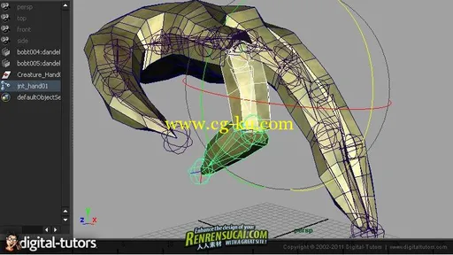 《Maya 2012骨骼绑定高级教程》Digital-Tutors Maya Rigging Reference Library Skeleton Menu的图片3