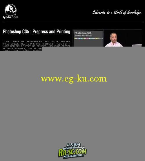 Photoshop CS5 印刷知识教程 Lynda.com – Adobe Photoshop CS5 Prepress And Printing DVD的图片1