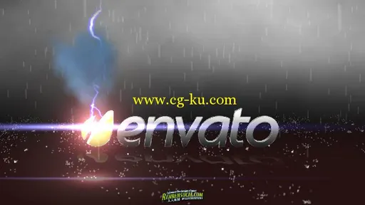 雨雪logo字体板式 AE片头模板  Videohive - logo in the storm的图片2