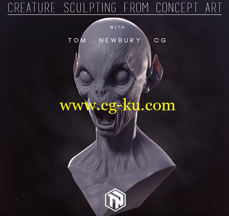 Gumroad – Creature Sculpting in Zbrush from Concept Art – Tom Newbury的图片1