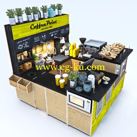 Coffee Point 3d Model的图片1