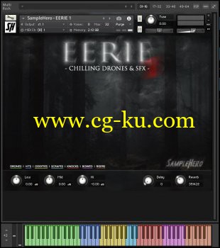 SampleHero EERIE 1 KONTAKT的图片1