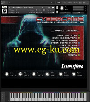 SampleHero Cyber Crime KONTAKT的图片1