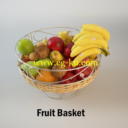 Fruit Basket 3D model的图片1