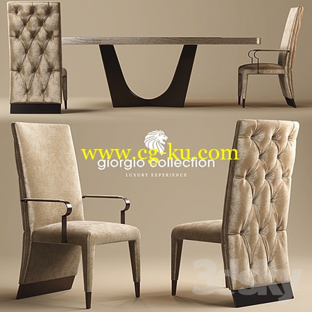 Table and chair Giorgio Lifetime Dining Chairs的图片1