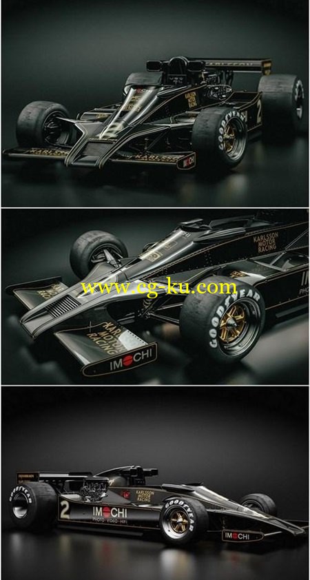 Lotus 78 Formula 3D Model的图片1