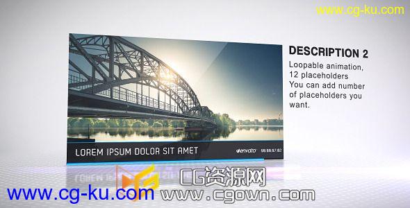 不错纯净 公司图片展示 Videohive Clean Corporate Slideshow AE模板的图片1