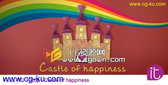 幸福的城堡卡通相册Videohive Castle of Happiness AE模板的图片1