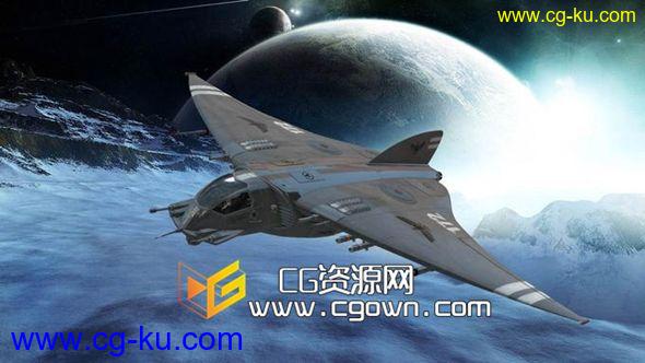 Element 3D – Starship Stingray星河黄貂鱼E3D模型的图片1