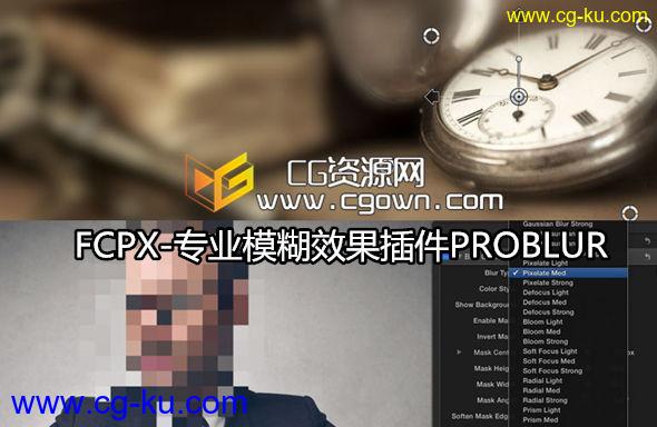 FCPX-专业模糊效果插件PROBLUR Pixel Film Studios的图片1