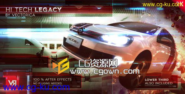 高科技遗留效果VideoHive High Tech Legacy AE模板的图片1