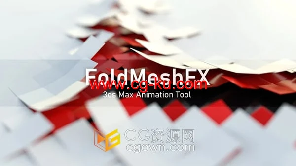 3ds Max插件FoldMeshFX 1.02网格折叠翻转展开动画工具的图片1