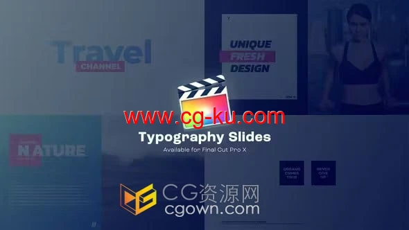 FCPX插件10组排版文字标题动画Typography Slides V2的图片1