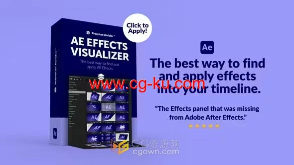 AE脚本模板预设包Effects Visualizer 290种效果动画的图片1