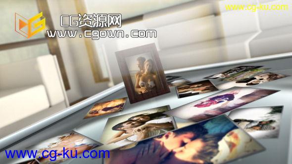 爱的甜蜜相框相册 Videohive Love photo frames AE模板的图片1