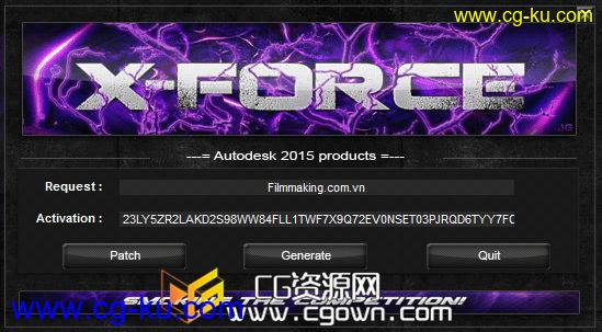 Autodesk 2015 (Win)所有产品 + 软件下载地址 + XForce Crack 注册机的图片1