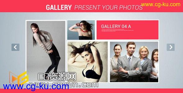 时尚翻转拼块相片展示 Videohive Gallery AE模板的图片1